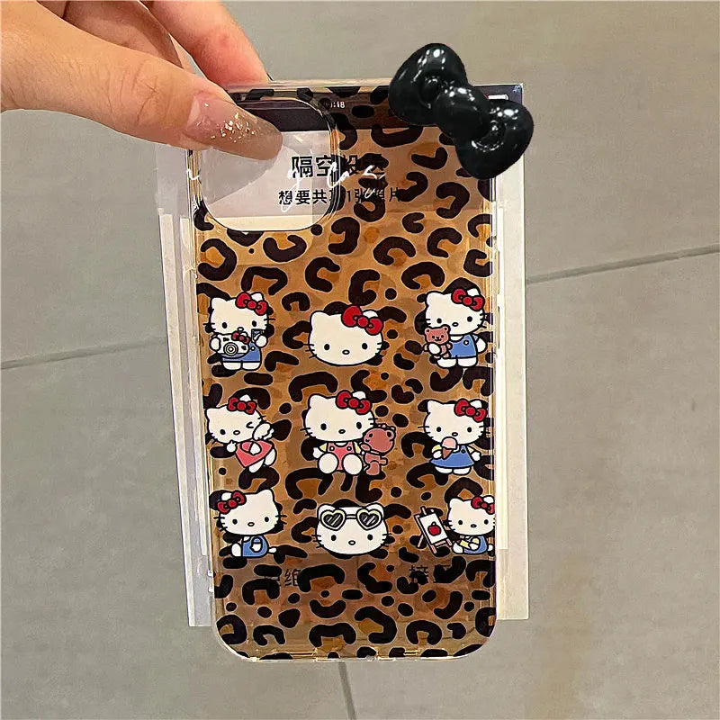 Hello Kitty Leopard Print Phone Case