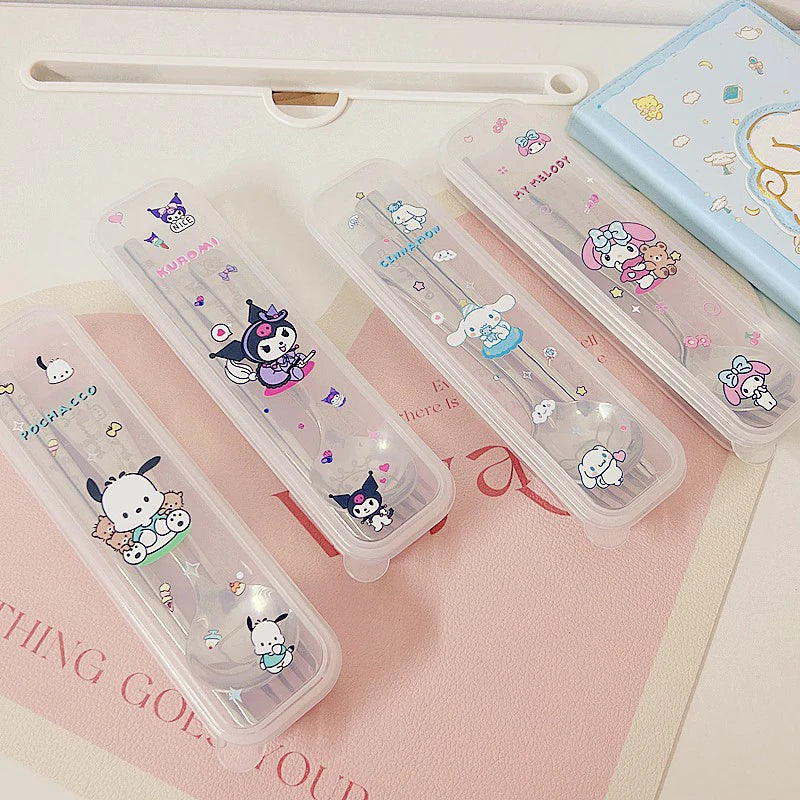 Sanrio Spoon & Fork Set