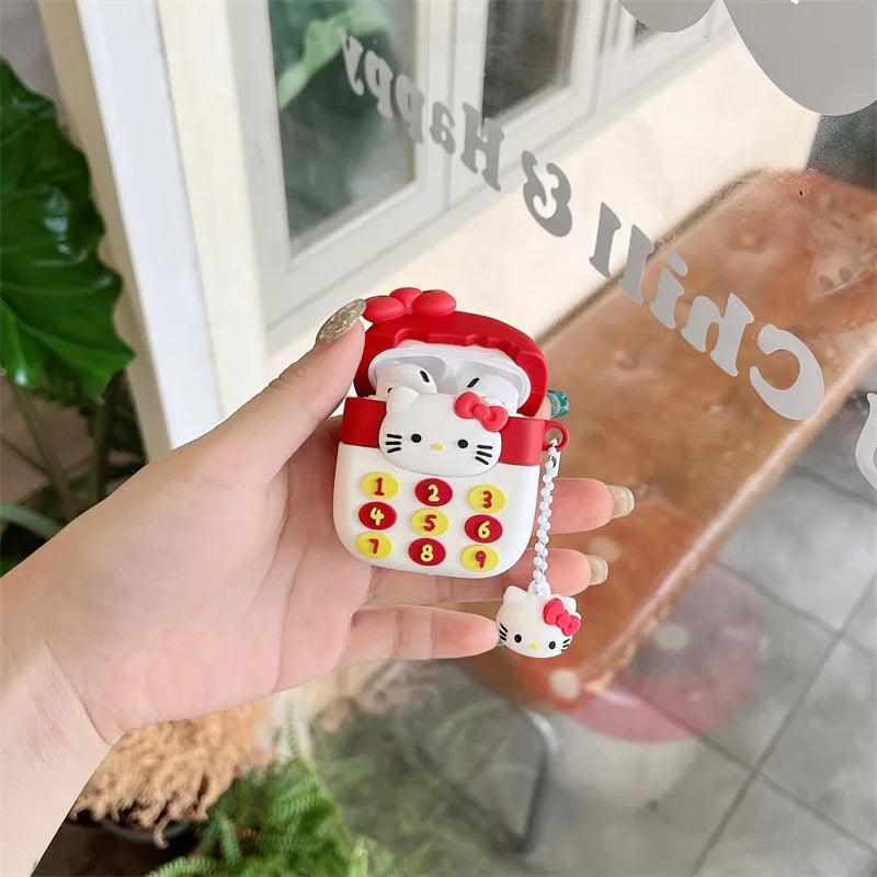 Hello Kitty Telephone AirPods  Case