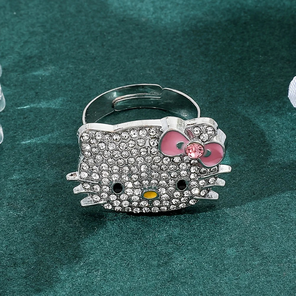 Hello Kitty Sparkling Rhinestone Ring