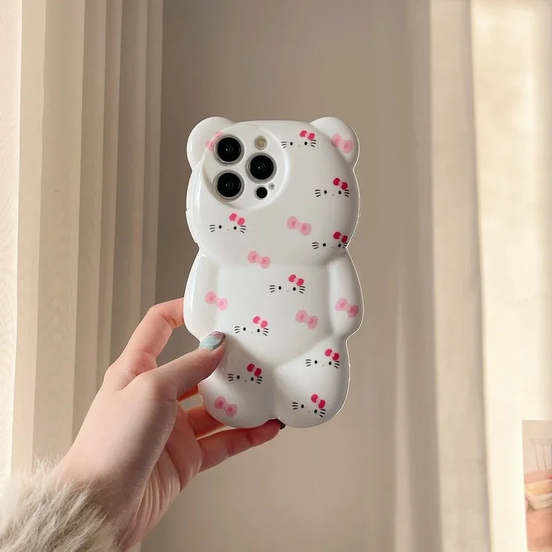 3D Hello Kitty Cute Phone Case