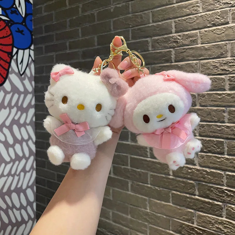 Sanrio Kawaii Plush Keychain Pendant