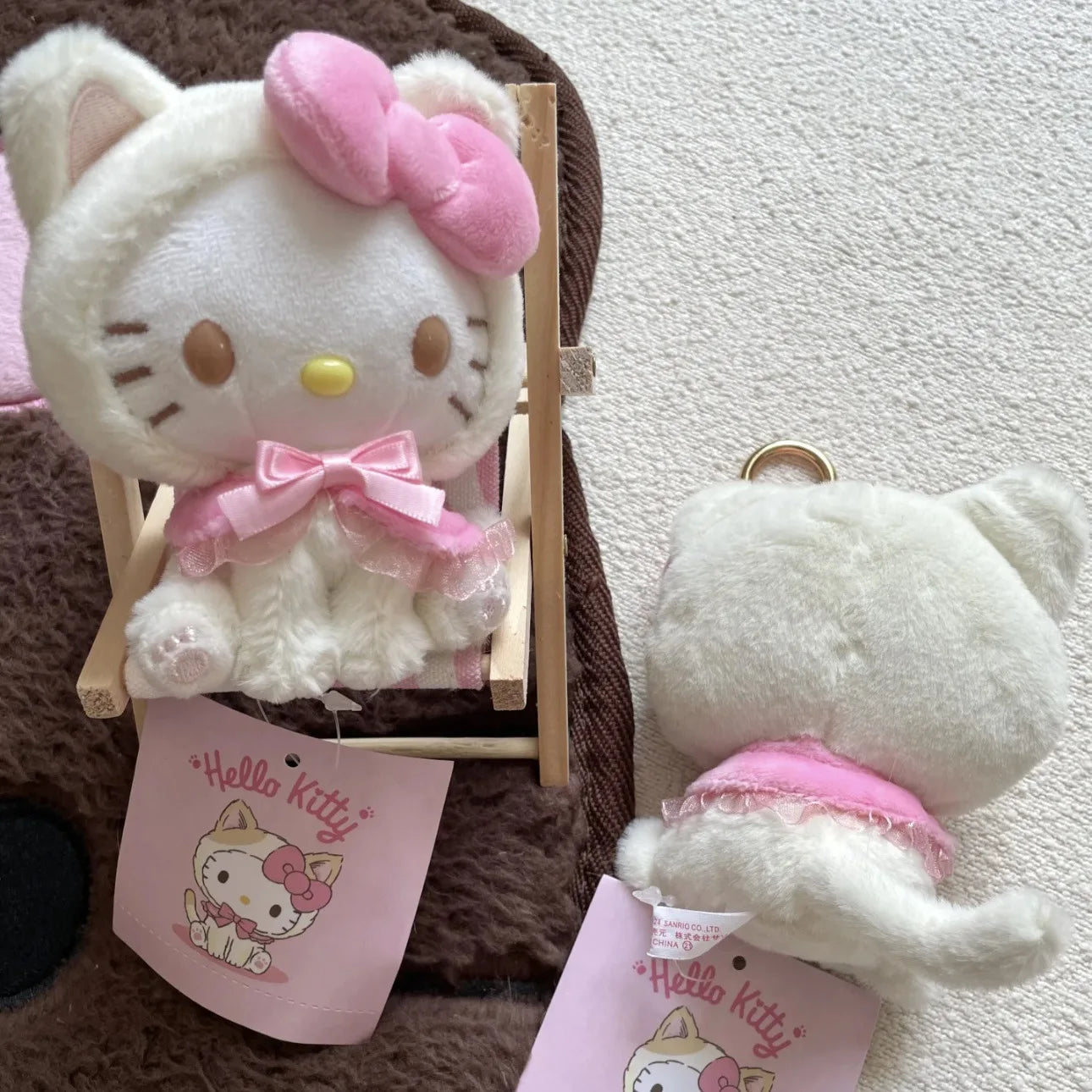 Hello Kitty Kawaii Cat Bear Plush Toy Pendent