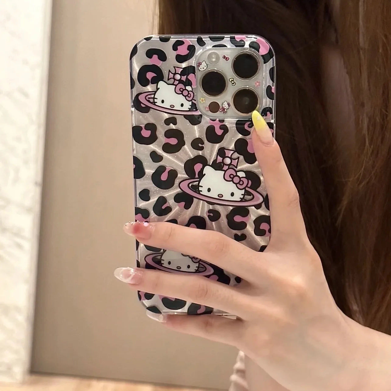 Hello Kitty Leopard Print Phone Case