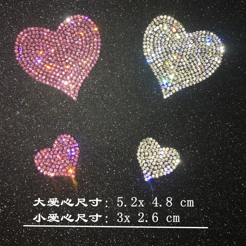 Hello Kitty Self Adhesive Crystal Rhinestone Decorative Stickers Car Decal Accessories