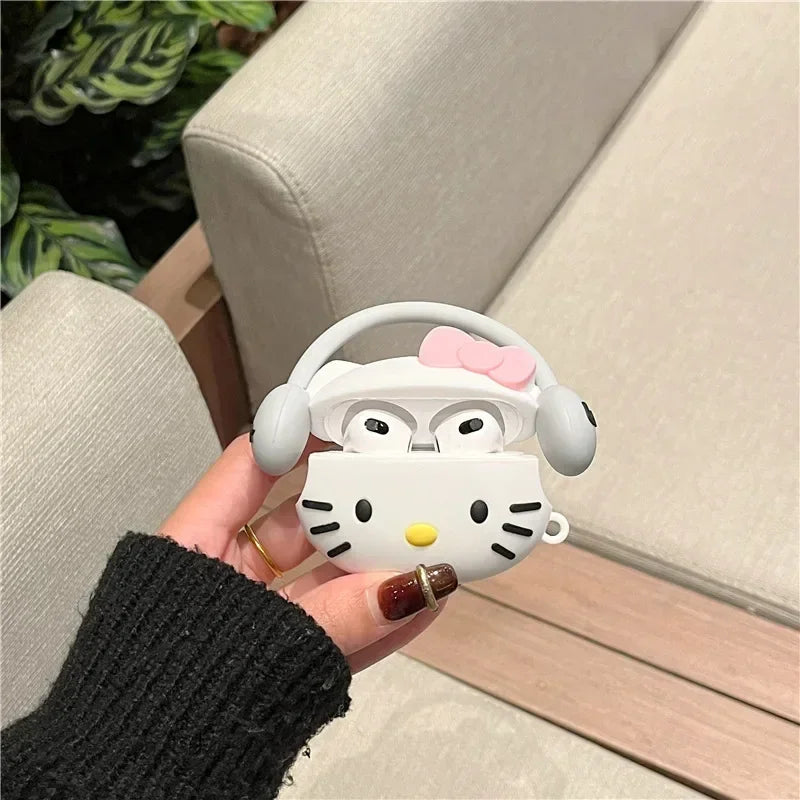Hello Kitty Headphones Airpods Case