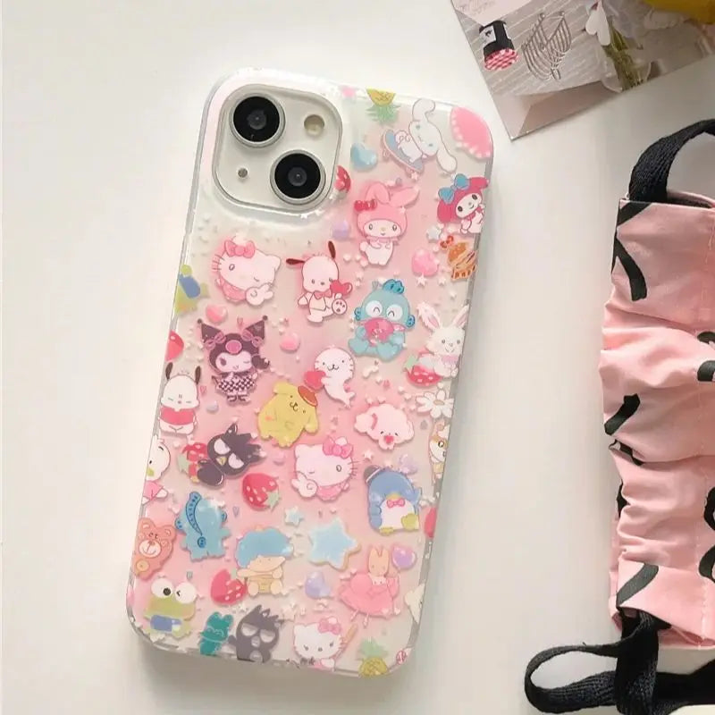 Sanrio Hello Kitty Kuromi Pochacco Y2K Phone Case