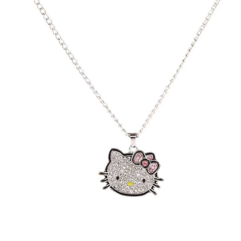 Hello Kitty Rhinestone Necklace