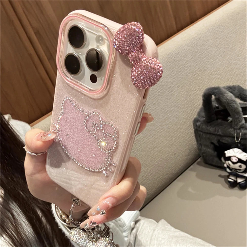 Hello Kitty Luxury Glitter Rhinestone Phone Case