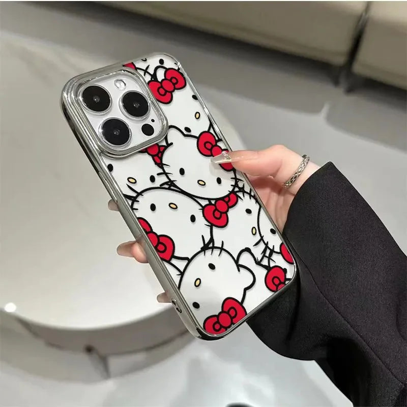 Hello Kitty Red Strap Kawaii Phone Case