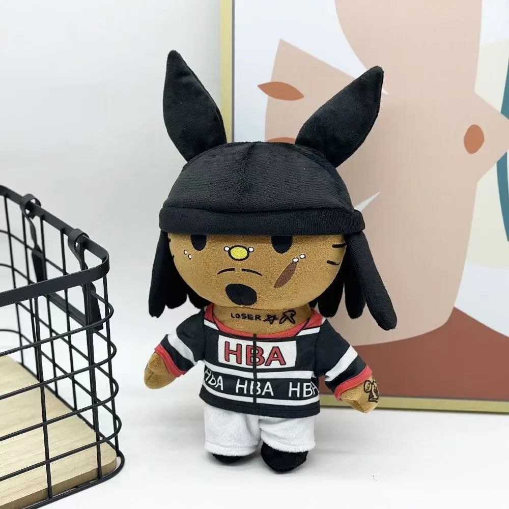 Hello Kitty Eminem Plushie Doll White Hat Boy Playboi Carti