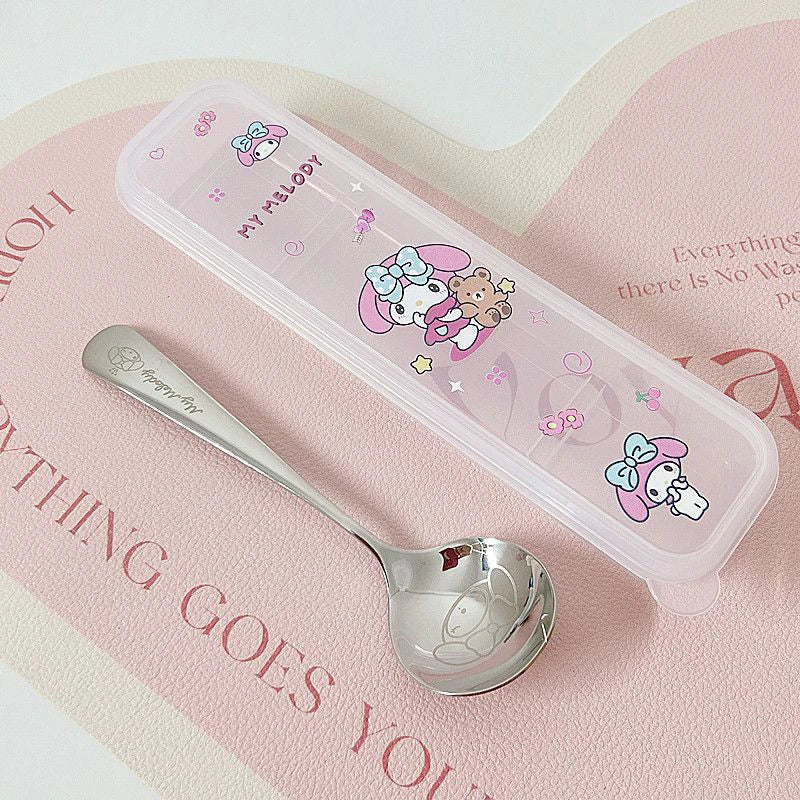 Sanrio Spoon & Fork Set