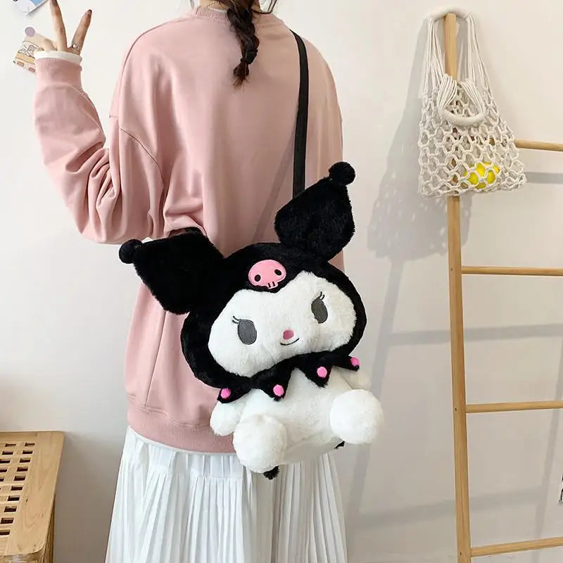 Sanrio Hello Kitty, Kuromi, Cinnamoroll, My Melody Plush Backpack