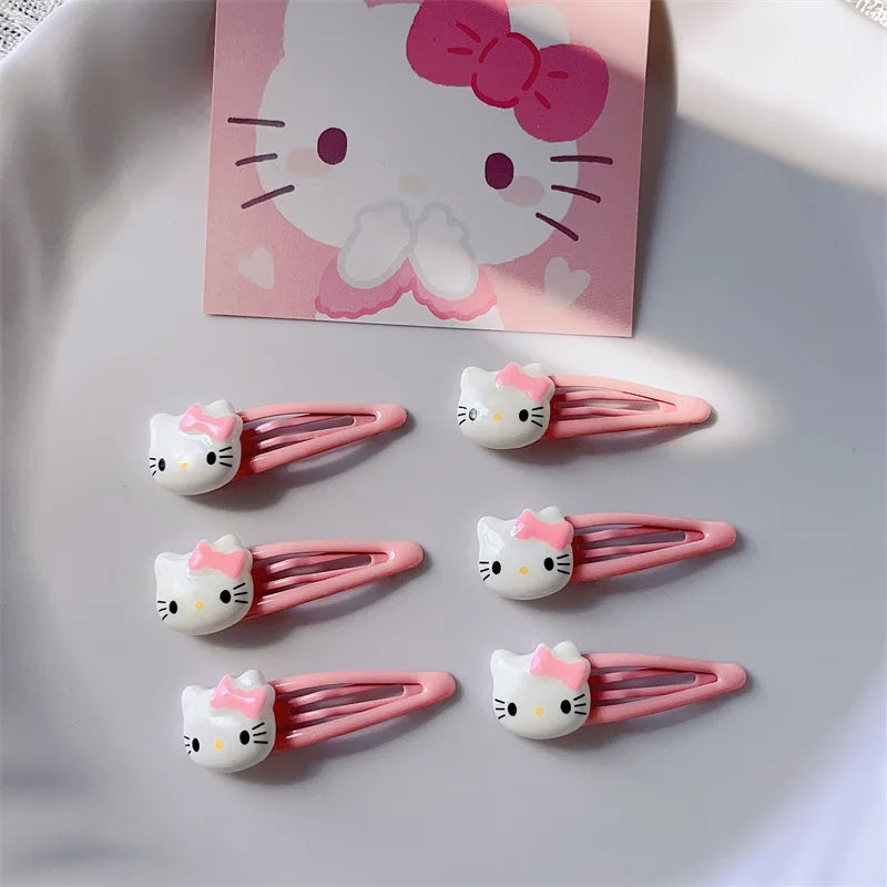 Hello Kitty Barrettes Hair Clips