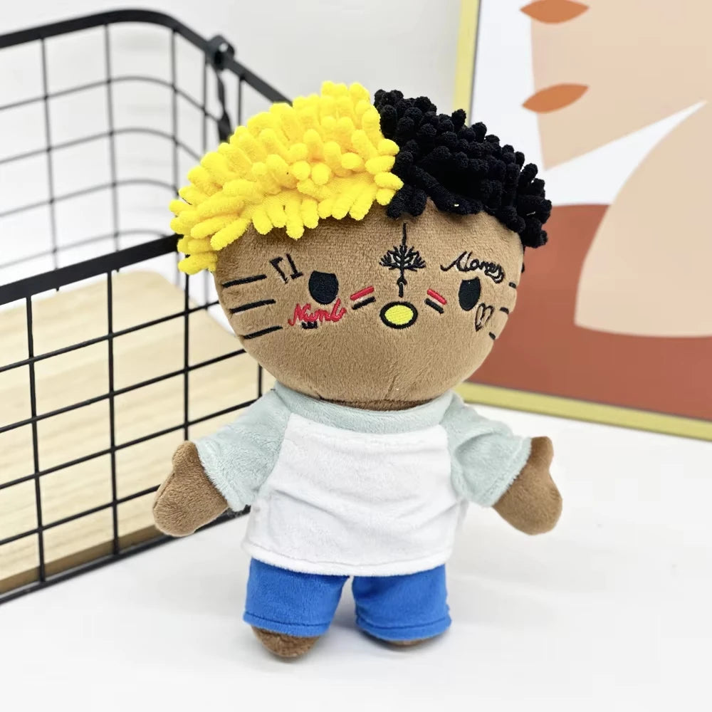 Hello Kitty Xxxtentacion Yellow Black Hair Plushie