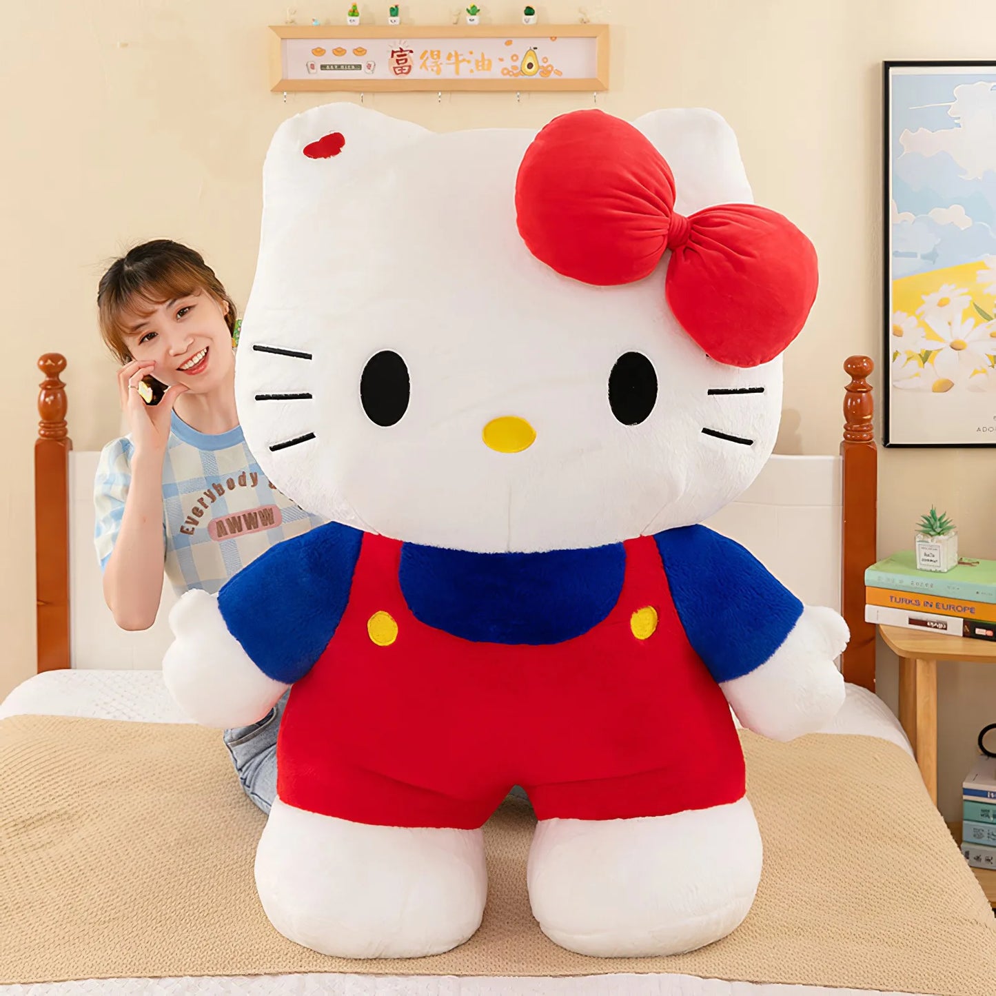 Hello Kitty Large Kawaii 40cm, 60cm 80cm Plushie