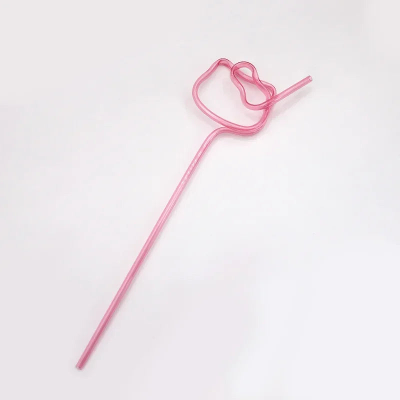 Hello Kitty Colored Drinking Straws