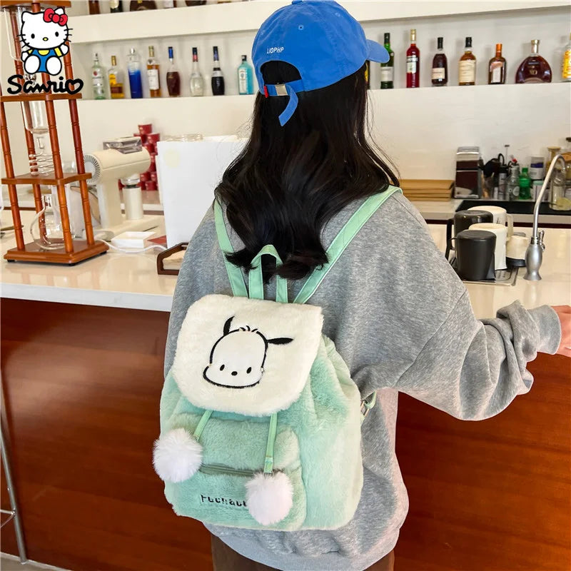 Sanrio Plush Backpacks: Hello Kitty, Kuromi, My Melody & More!