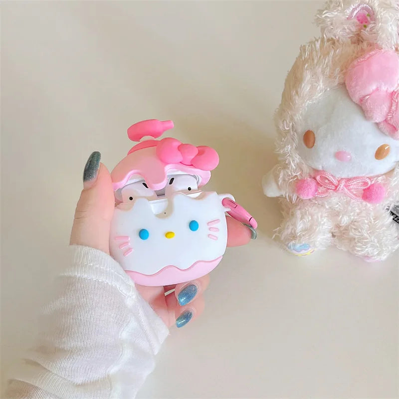 Hello Kitty Shampoo Bottle Airpods Case