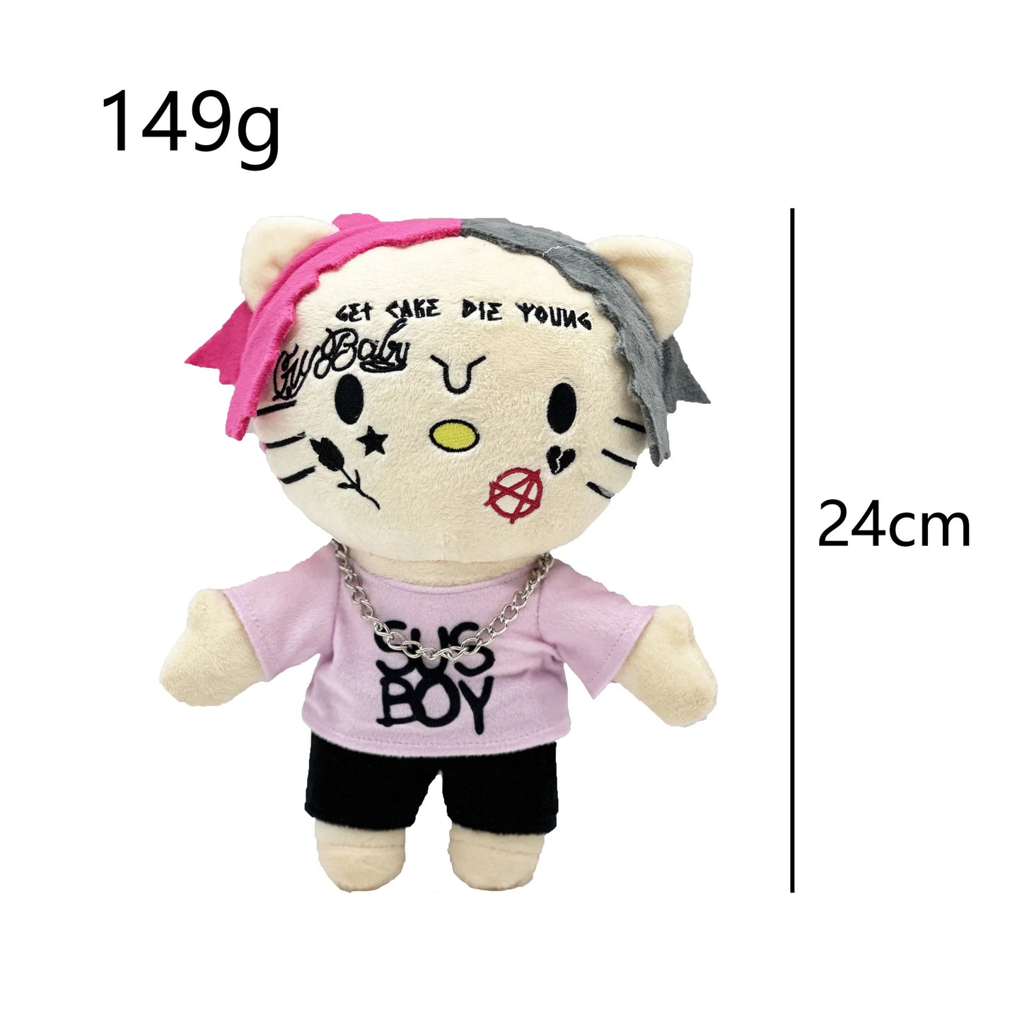 Hello Kitty Lil Peep Plushie