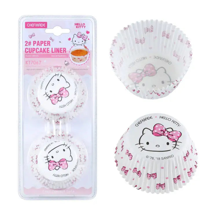 Hello Kitty Cupcakes Muffins Baking Liners Mold Greaseproof Wrapper Cups