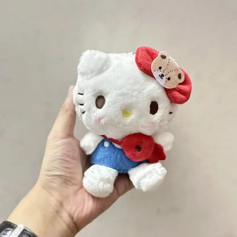 Sanrio Kawaii Crossbody Bag Plushie Pendant Keychain