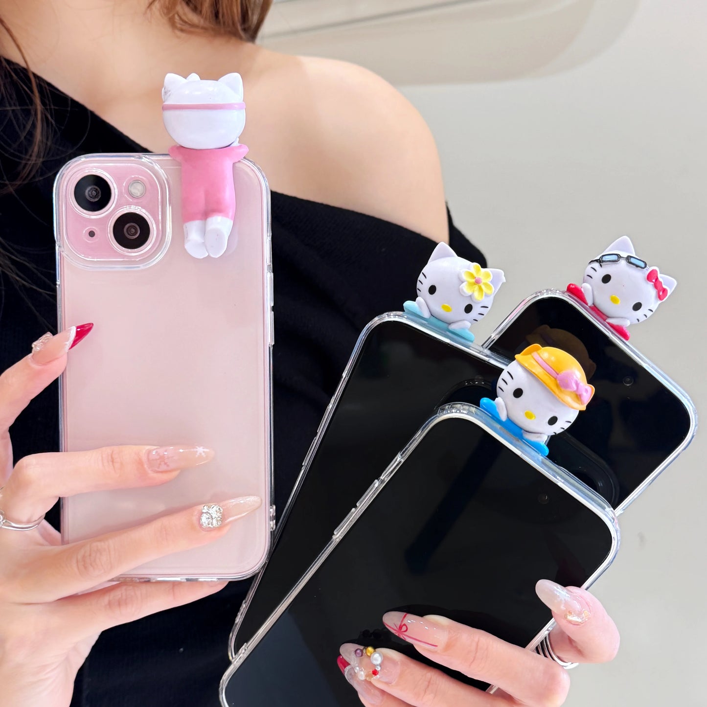 Hello Kitty Cute 3D Pendant Phone Decor Accessory