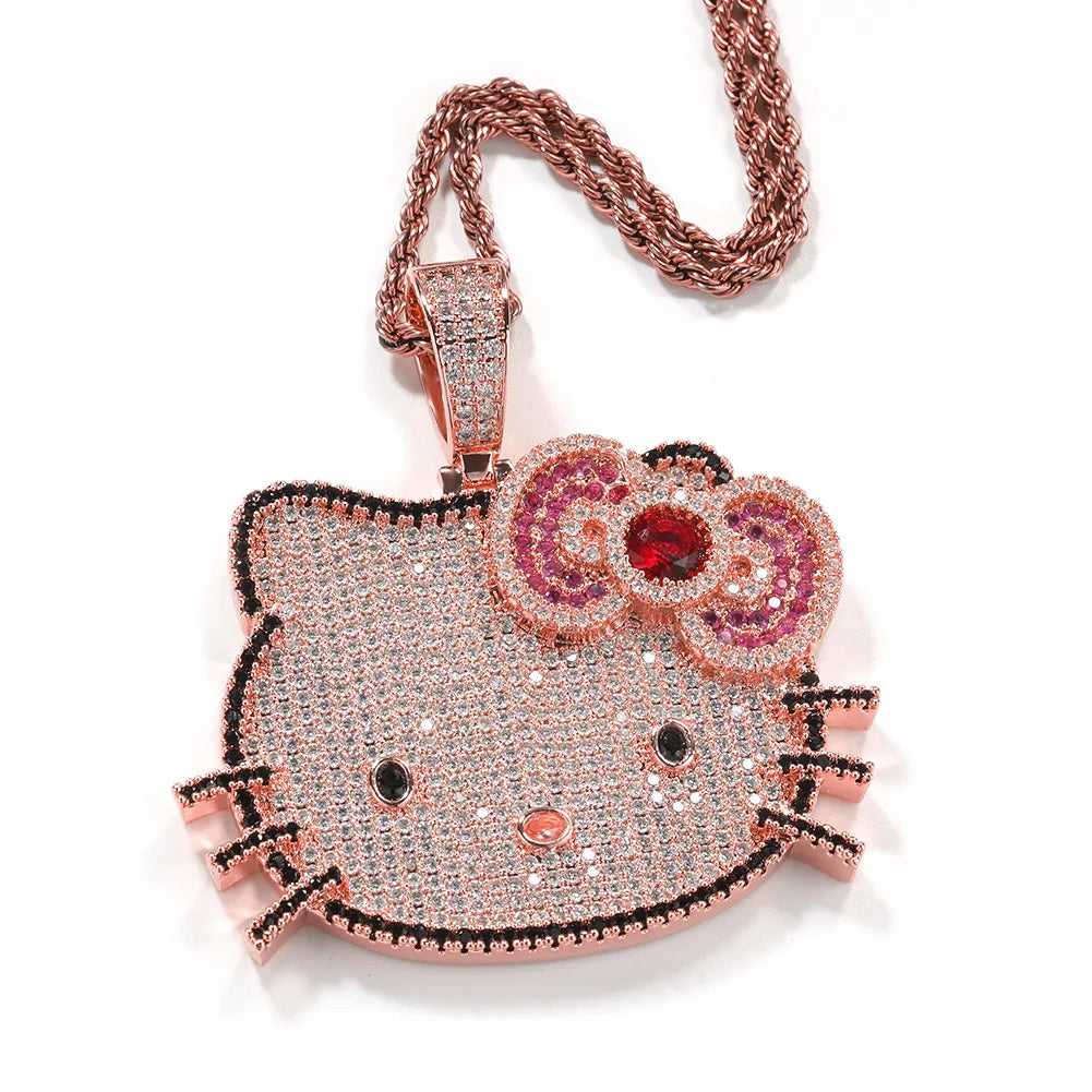 Hello Kitty Rhinestone Necklace