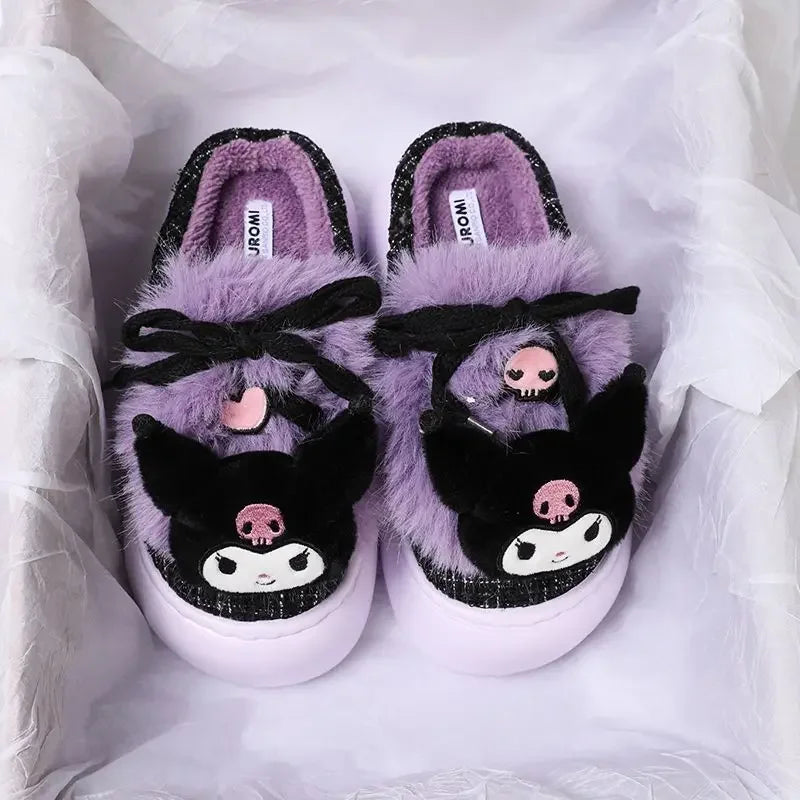 Sanrio Fluffy Plush Slippers