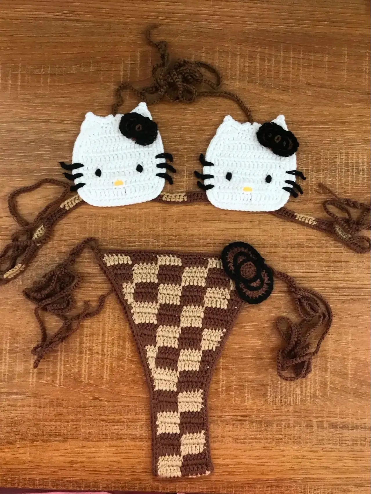 Hello Kitty Crochet Bikini