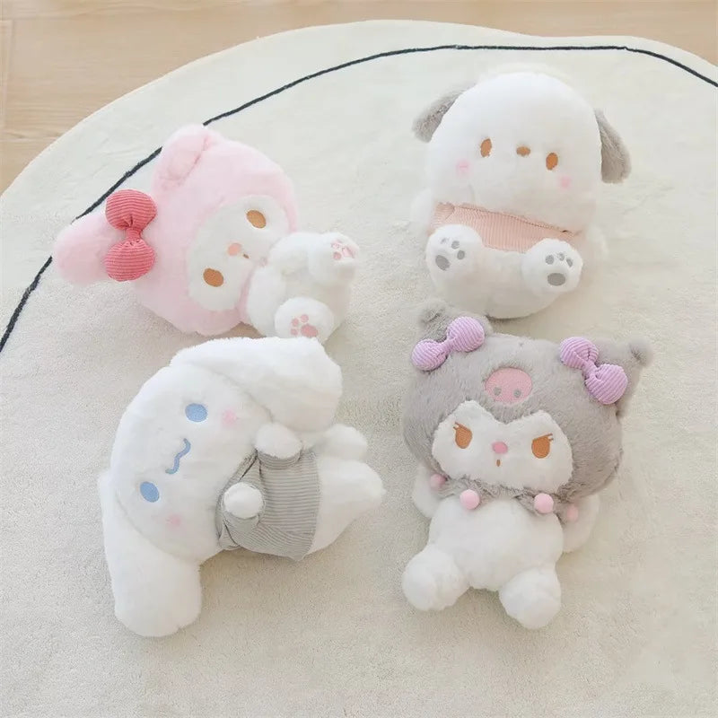 Sanrio My Melody x Kuromi x Cinnamoroll x Pochacco Pastel Kawaii Blush Soft Plushie