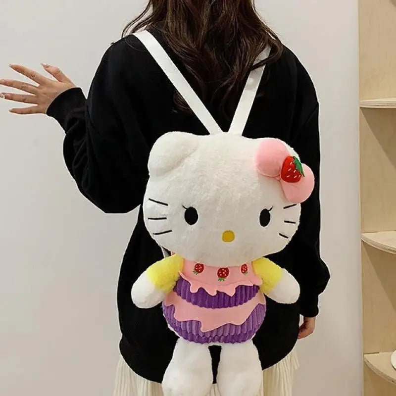 Sanrio Hello Kitty, Kuromi, Cinnamoroll, My Melody Plush Backpack