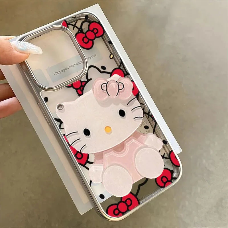 Hello Kitty Red Strap Kawaii Phone Case