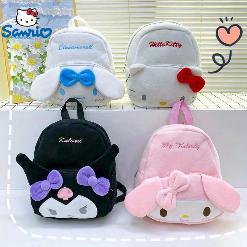 Sanrio Plush Backpack Hello Kitty x Kuromi x My Melody x Cinnamoroll