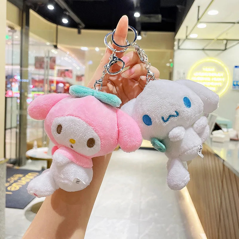 Sanrio Hello Kitty x My Melody x Cinnamoroll x Pompompurin Plush Keychain Plush Pendant