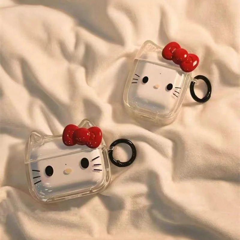 Hello Kitty Cute Clear Airpods Case