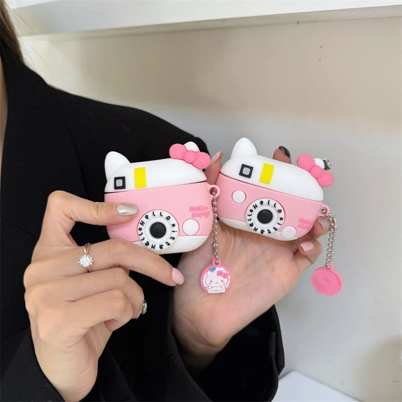 Hello Kitty Camera Airpods Case