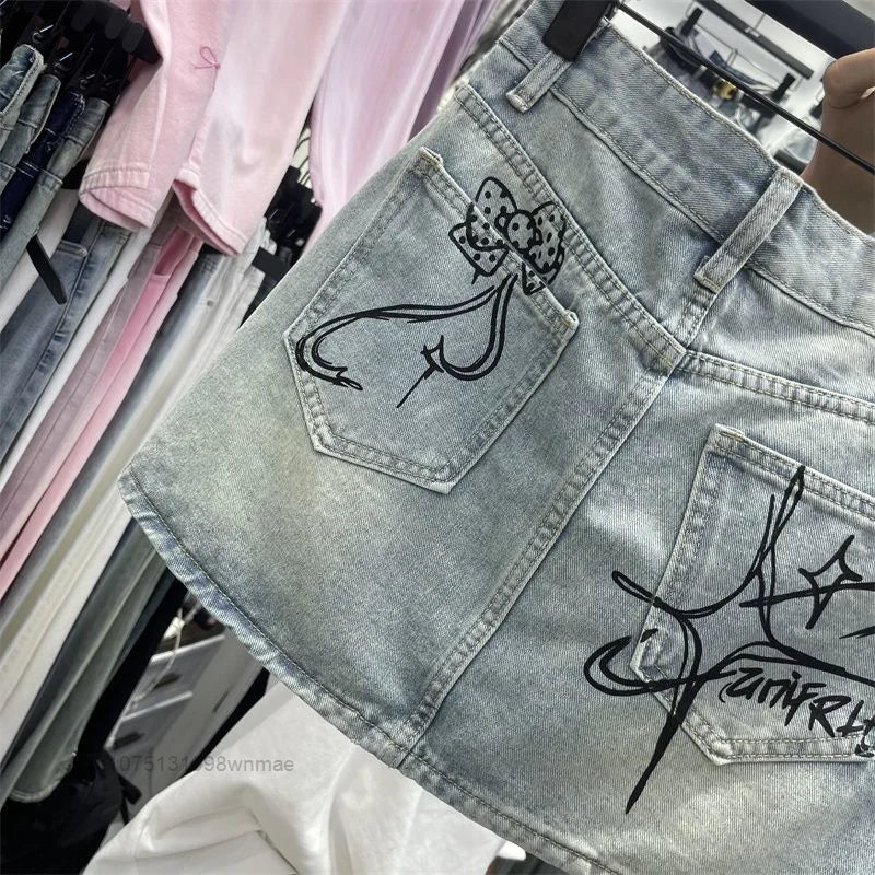 Hello Kitty Denim Skirt