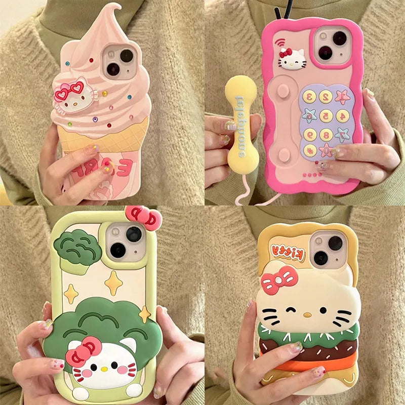 Hello Kitty Silicone Phone Case