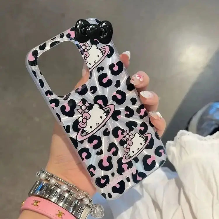 Hello Kitty Leopard Print Phone Case