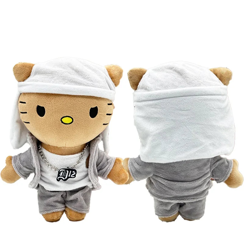 Hello Kitty Eminem Plushie Doll White Hat Boy Playboi Carti