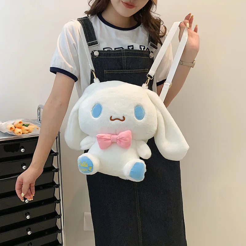 Sanrio Hello Kitty, Kuromi, Cinnamoroll, My Melody Plush Backpack