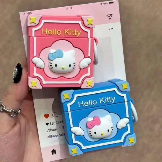 Hello Kitty Box Star Kawaii Airpods Case