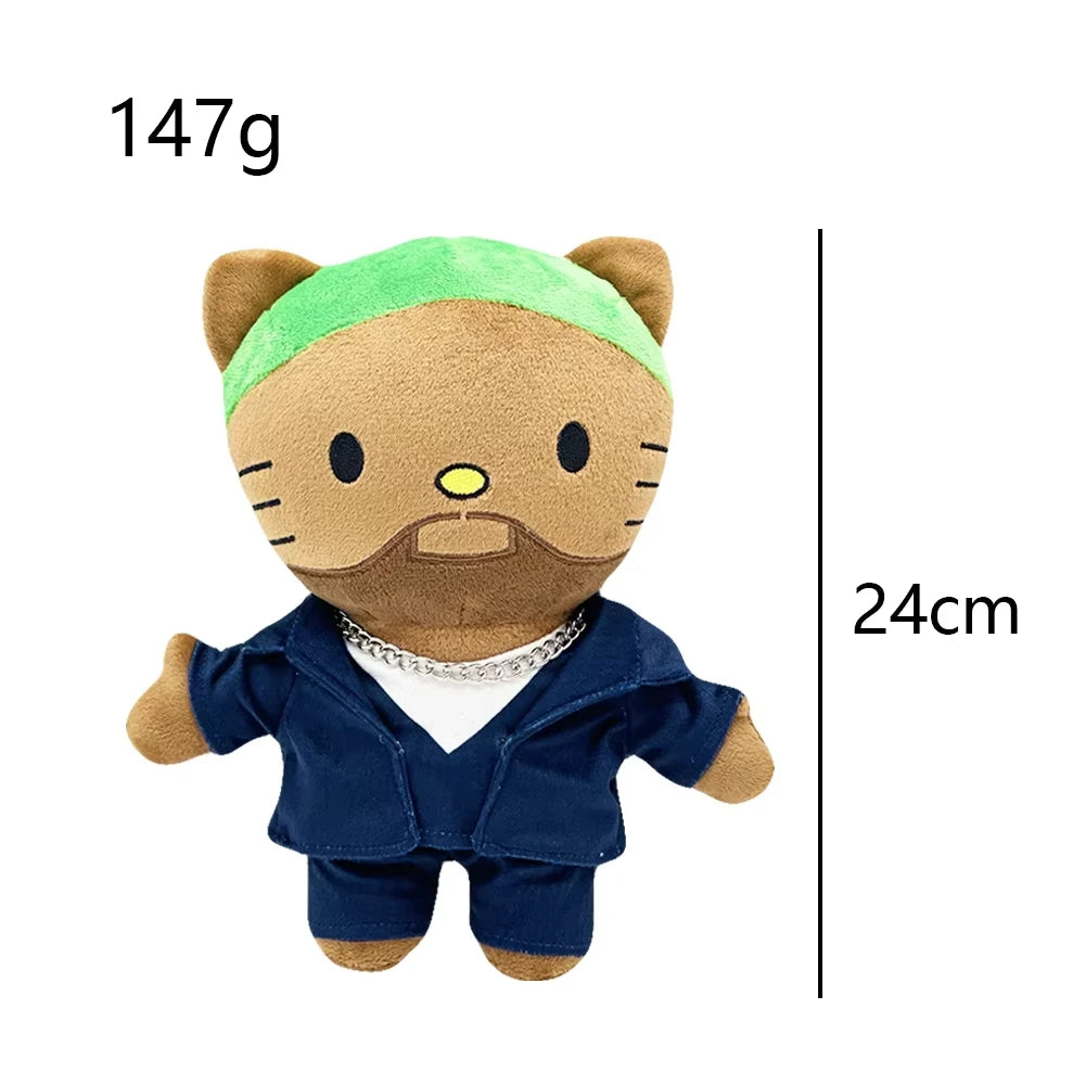 Hello Kitty Frank Ocean Green Hair Plushie