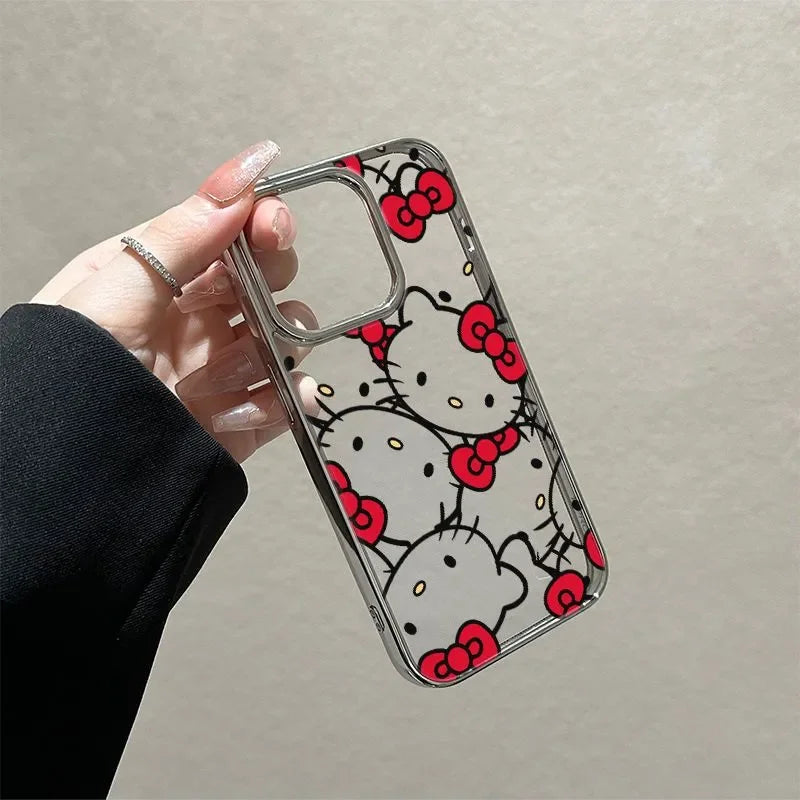 Hello Kitty Red Strap Kawaii Phone Case