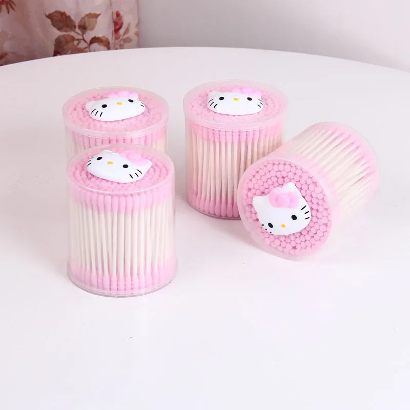 Hello Kitty Cotton Swabs 200 Pieces