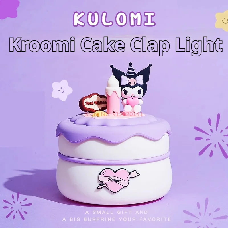 Kuromi x Cinnamoroll Birthday Cake Night Light