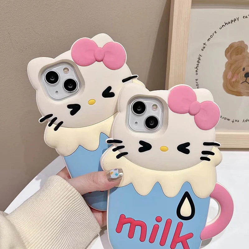 Hello Kitty Milk 3D Phone Case