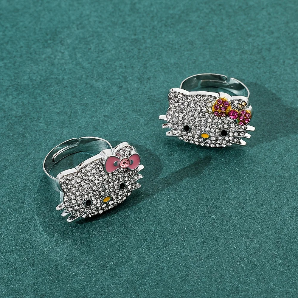 Hello Kitty Sparkling Rhinestone Ring