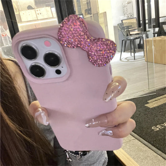 Pink Kawaii Bow Phone Case